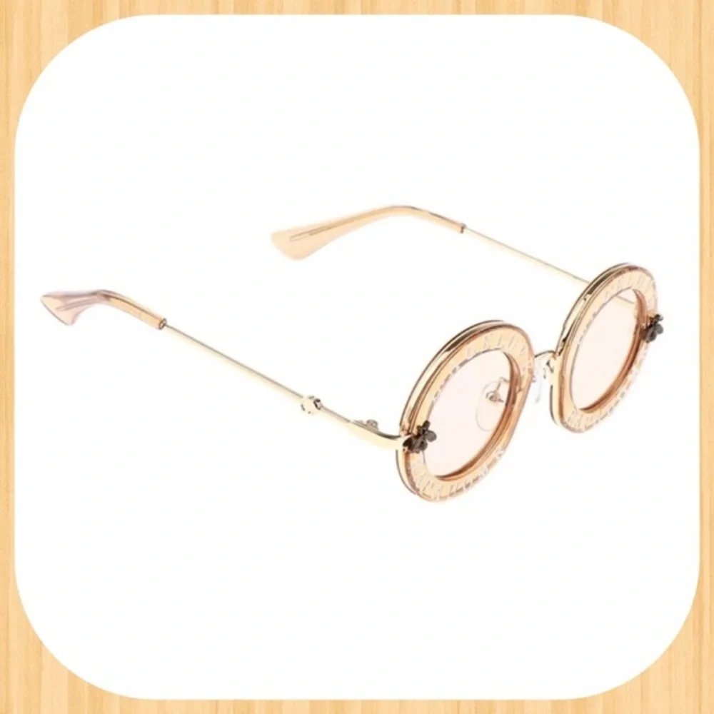 FUN FASHION SUNNIES SMALL FRAME, KIDS OR‎ PET SIZE CHAMPAGNE COLOR-NEW